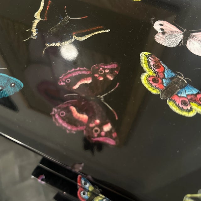 Gio Ponti and Fornasetti Butterfly Desk For Sale - Image 9 of 10