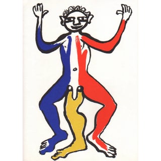 Calder Original Lithograph Dm05212 Derriere Le Miroir 1975 For Sale