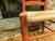 1920s Pair of Red Ladderback Chairs With Rush Seats For Sale - Image 14 of 18