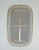 Gold Mid-Century Modern Wall Mirror with Wire Mesh Frame and Brass, 1950s For Sale - Image 8 of 11