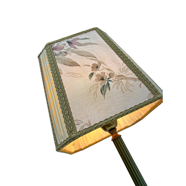 Louis XV French Polychrome and Gilded Tripod Table Lamp, 1930s For Sale - Image 8 of 12