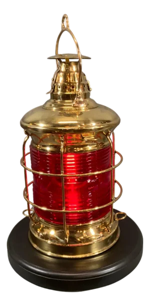 Solid Brass Ship's Lantern by F.H. Lovell Co. of Arlington, New Jersey