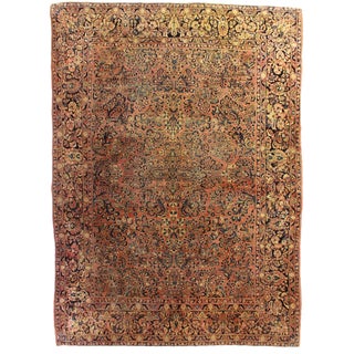 RugsinDallas Antique Persian Sarouk Rug - 8′3″ × 11′10″ For Sale