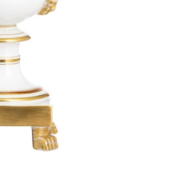 Porcelain Urn with Handles from Vista Alegre For Sale - Image 5 of 6