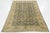 6x9 Antique Agra Style Wool Rug in Muted Sage Green, Ochre, and Ivory For Sale - Image 4 of 11