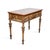 Brown Neoclassical Gilded Console with Marble Top For Sale - Image 8 of 9