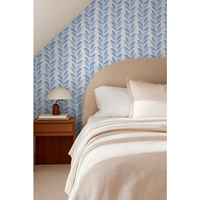 Bring a burst of joy to your walls with our Garden Leaf Stripe Wallpaper, a classic stripe reimagined with hand-painted...