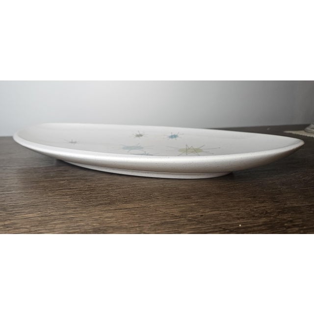 1960s Stunning Pair of Franciscan 15”,"Starburst", Platters - a Pair For Sale - Image 11 of 15