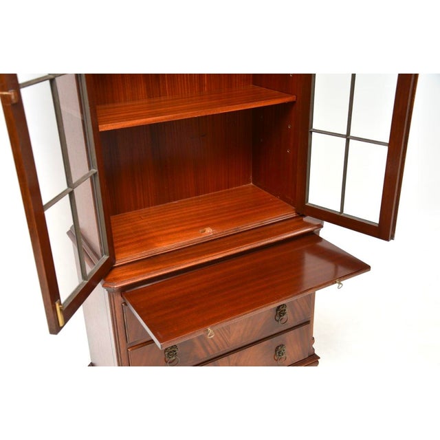 Antique Georgian Bookcase, 1950s For Sale - Image 10 of 12