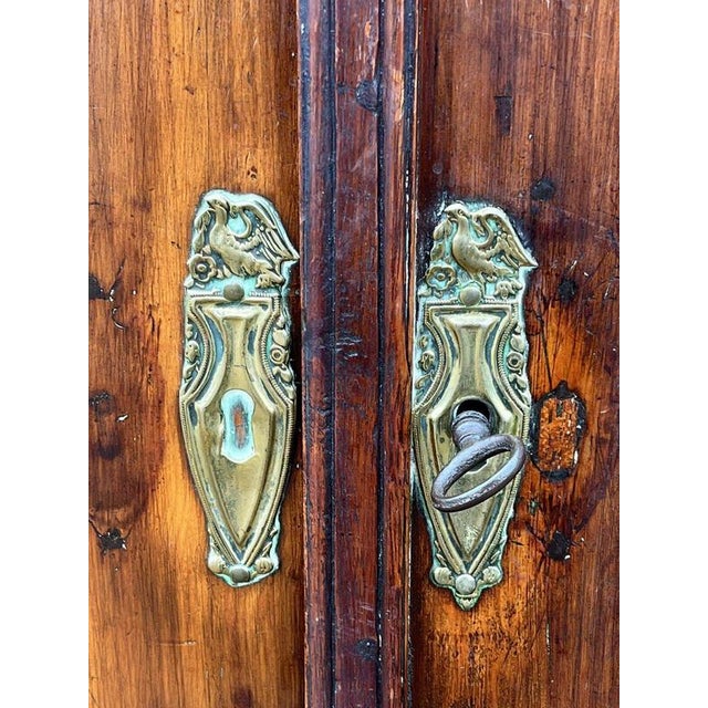 Antique Cabinet with Key For Sale - Image 6 of 12