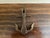 Metal Late-20th Century Nautical Cast Brass Anchor Door Knocker For Sale - Image 7 of 7