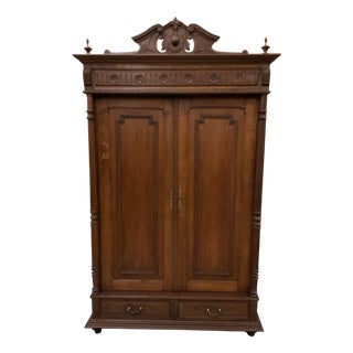Antique Gründerzeit Wardrobe, 1880 For Sale