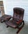Wood MCM Westnofa Scandinavian "The Panter" Lounge Chair & Ottoman Made in Norway & Designed by the Legendary Arnt Lande. For Sale - Image 7 of 12