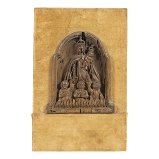 17th Century Souls in Purgatory Tabernacle Door For Sale