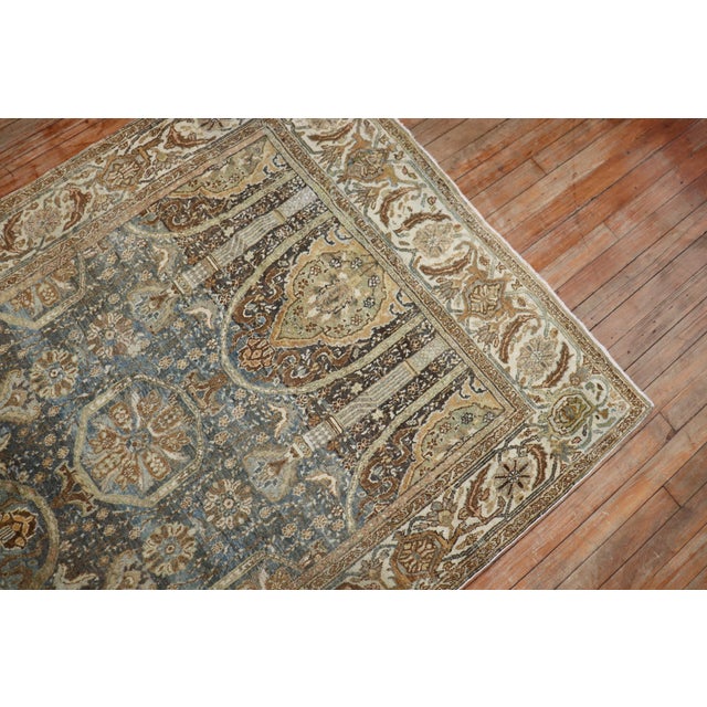 Persian Captivating Antique Persian Senneh Rug - 4'2" x 5'10" For Sale - Image 3 of 6