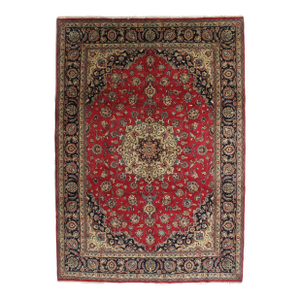 Antique Persian Mashad Rug 7'9" X 11'0"