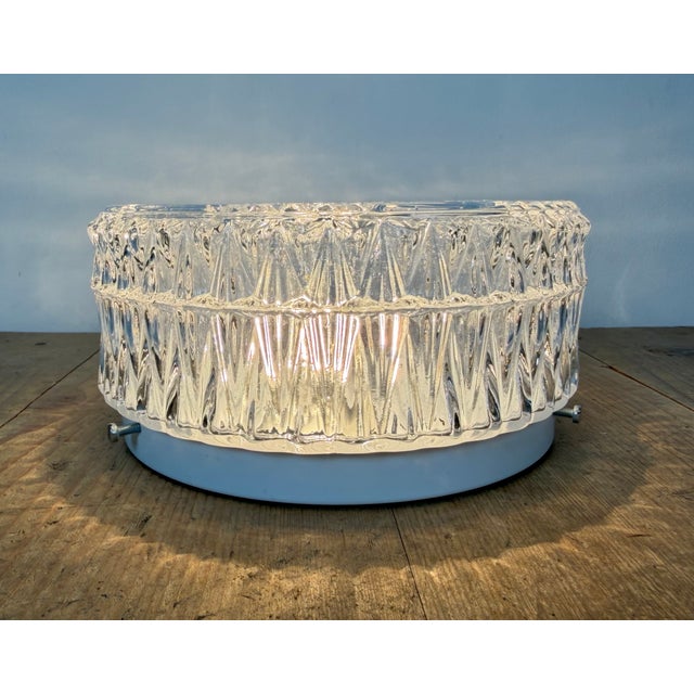 Vintage Glass Wall Light, 1970s For Sale - Image 13 of 17