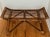 Brown Vintage Bentwood Rattan Bench For Sale - Image 8 of 12