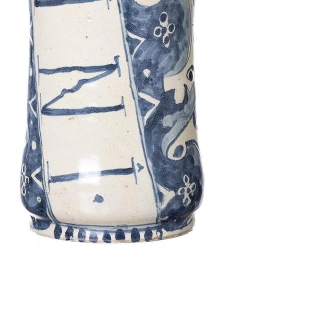 Earthenware Pharmacy Sleeves, 17th Century, Set of 2 For Sale - Image 5 of 6
