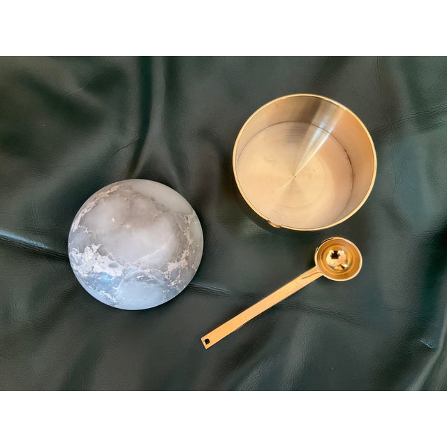 Anna Ny Gold Plated Sugar (With Spoon) & Creamer Set - 3pcs For Sale In Boston - Image 6 of 6