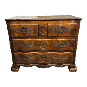 18th C Walnut French Commode