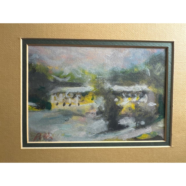 Original oil painting by Saugatuck, Michigan area artist -from the 1990’s. Believed to be a painting from his childhood...
