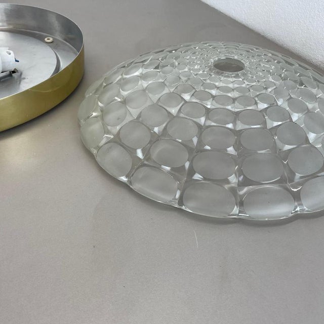 Glass Wall Light attributed to Peill and Putzler, Germany, 1970s For Sale - Image 17 of 18