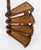 Vintage Spiral Mahogany Library Steps, 20th Century For Sale - Image 6 of 11