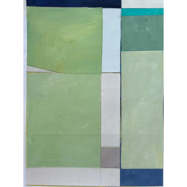 Discover the allure of contemporary art with this stunning 18x24" original collage painting, expertly crafted to bring...