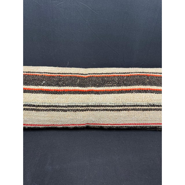 Contemporary Turkish Hemp Pillow Cushion Natural Beige Brown Cushion Cover 12x46 For Sale - Image 3 of 4