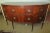 Wood Early 19th Century Sheraton Style American Bowfront Sideboard with Secretary Desk For Sale - Image 7 of 13