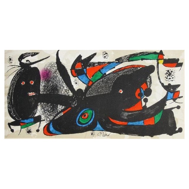 Joan Miró, Composition, 1974, Lithograph For Sale