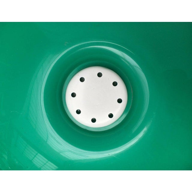 Green Mid-Century Space Age Italian Green Early Model Toledo Table Lamp by Luigi Massoni for Guzzini, 1960s For Sale - Image 8 of 18