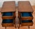 Wood 1940s Shaw Decorating Corp English Regency Satinwood Pair Side Tables End Tables For Sale - Image 7 of 14