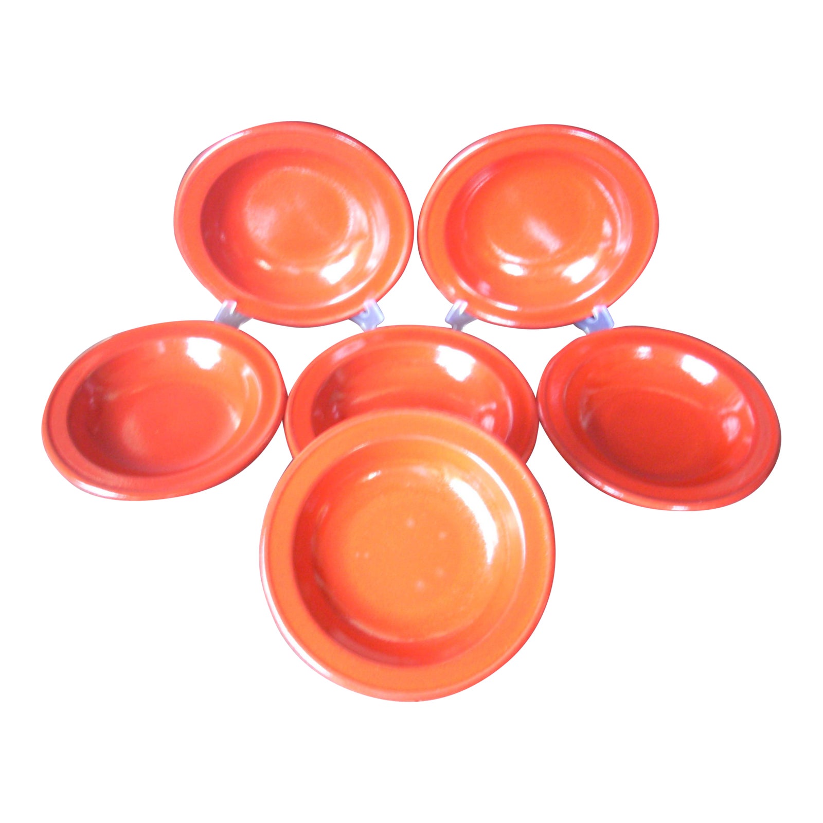 Emile Henry Red Soup Bowls Set of 6 Chairish