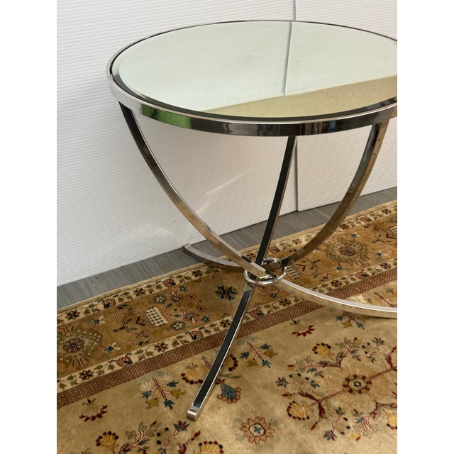Hollywood Regency Spa Decor Nuovo Foyer Table For Sale - Image 3 of 12