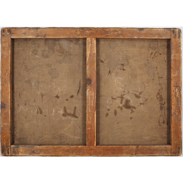 Elisée Maclet, Montmartre, Place Jb Clément, 1940, Oil on Canvas For Sale - Image 8 of 9