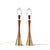 Tony Paul for Westwood Industries Mid Century Table Lamps - Pair Each lamp measures: 5.5 wide x 5.5 deep x 29.5 inches...