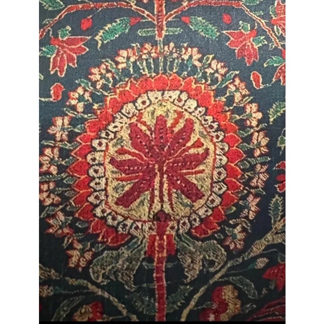 **New With Tags** **No Flaws - Excellent Condition** Pair of 100% Silk 20X20 Kashmir Floral Textile Pillows from The Met...