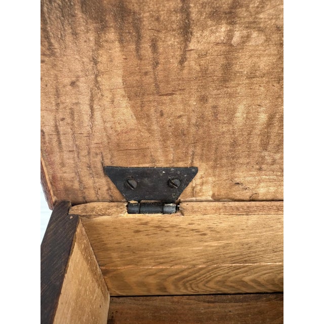 Miniature Antique George Iii Style Curly Maple Chest For Sale - Image 12 of 12