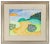 Romualdo Battaglia, The Sea and the Pine Forest, Mixed Media Drawing, 1978 For Sale - Image 4 of 4
