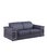 Casa Milano Favo Navy Blue 3-Piece Leather Match Living Room Set For Sale - Image 4 of 8