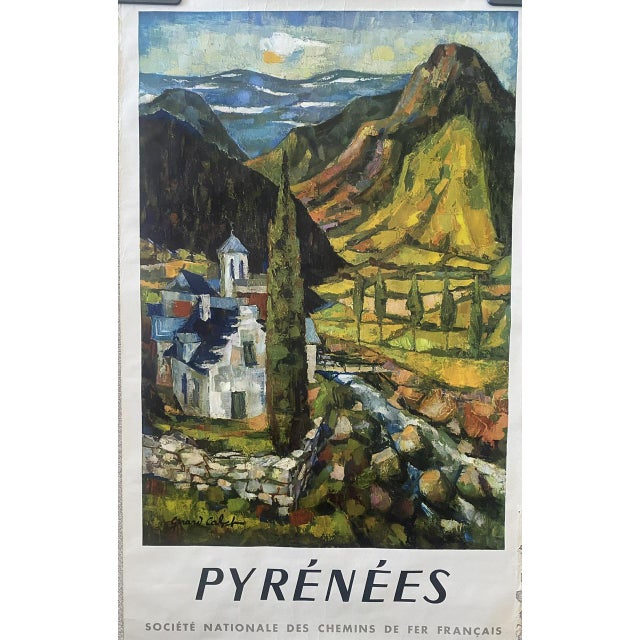 Pyrenees Poster from Gerard Calbet, 1950s For Sale - Image 15 of 15