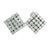 1990s Pair of Italian 18k White Gold 5 Carat Diamond Pavé Cluster Earrings For Sale - Image 10 of 18