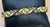 18 Karat Yellow Gold 30 Grams With Green and Blue Enamel Bracelet, 8 Inch Long For Sale - Image 4 of 8