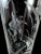 1980s Italian Cut and Ground Crystal Vase With Flower Decoration For Sale - Image 11 of 12
