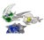 Late 20th Century Murano Style Vintage Fish Within Fish Star Fish Aquarium Paperweights Figurines Sculptures - Set of 3 For Sale - Image 5 of 6