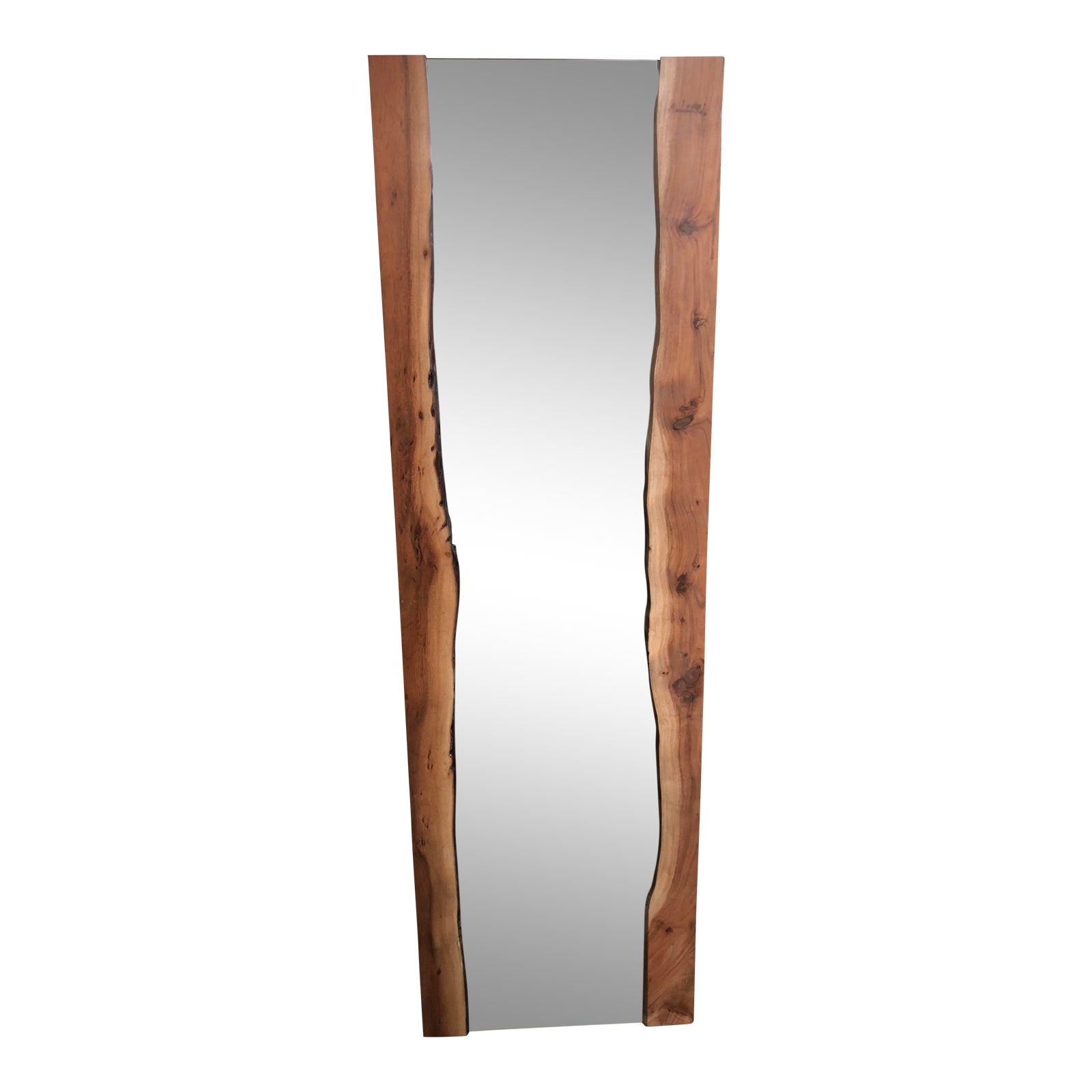 Crate & Barrel Live Edge Standing Mirror Chairish