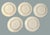 Antique French Le Rosey Dinner Plates, 1890, Set of 5 For Sale - Image 9 of 14