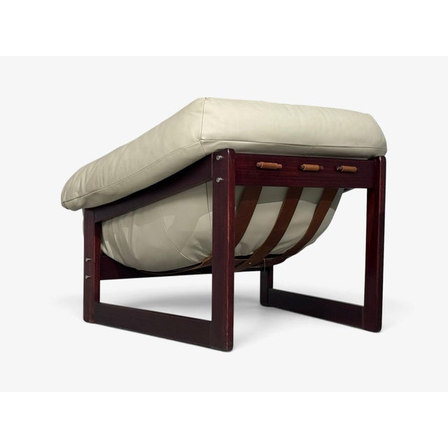 Percival Lafer, Mp-93 Lounge Chairs, Rosewood, Leather, Brazil, 1960s For Sale - Image 14 of 16